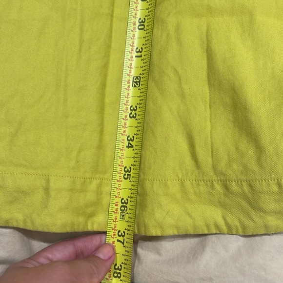 Work once Maeve Anthropologie Chartreuse Lime dress - Picture 5 of 5